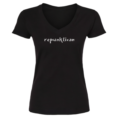 Repunklican Women's V-Neck T-Shirt